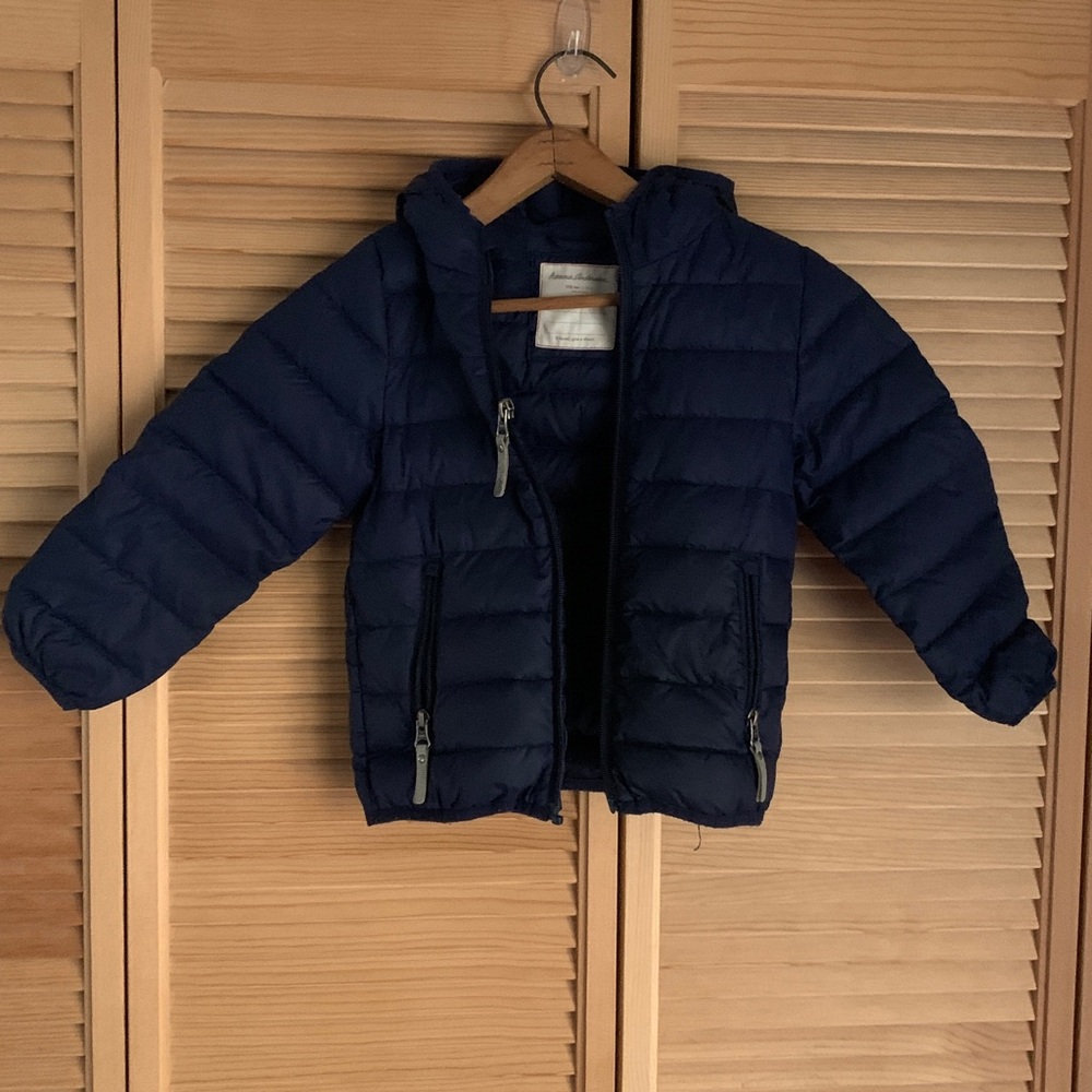 Hanna Andersson Dark Blue Quilted Jacket